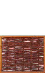 FAKO-Weidengeflechtzaun 120 x 100 cm
