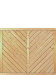 CLASSIC-Zaunelement diagonal 180 x 150 cm