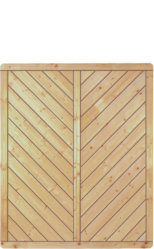 CLASSIC-Zaunelement diagonal 150 x 180 cm