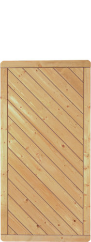 CLASSIC-Zaunelement diagonal 90 x 180 cm