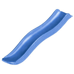 Wellenrutsche blau Podesth&ouml;he 90 cm